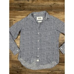 Grayson - The‎ Hero Top White Birds Button Down 100% Cotton - Size 01